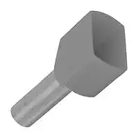 2.5 sq.mm Twin Insulated Ferrule (GREY) Pack of 10 2.5 sq.mm Twin Insulated Ferrule (GREY) Pack of 10