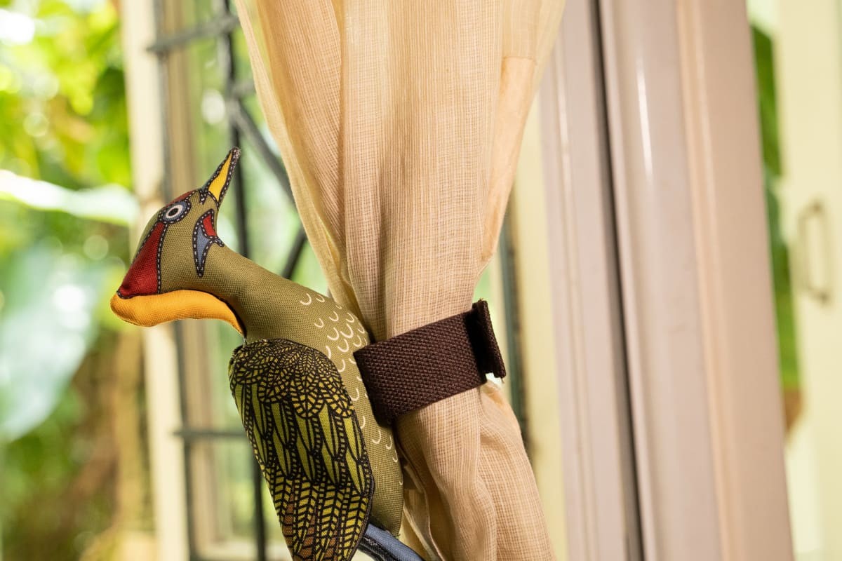 Lesser Yellow Naped Woodpecker Curtain Holder Lesser Yellow Naped Woodpecker Curtain Holder