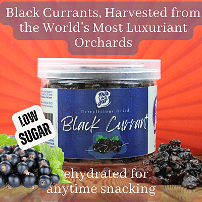 Berrylicious Dried Black Currant Whole 250 Grams Berrylicious Dried Black Currant Whole 250 Grams