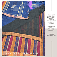 PURE LINEN SAREE GSSSLIN22895 PURE LINEN SAREE GSSSLIN22895