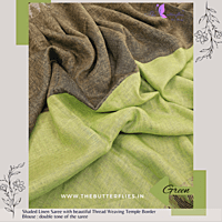 PURE LINEN SAREE MAYSLIN22990 PURE LINEN SAREE MAYSLIN22990
