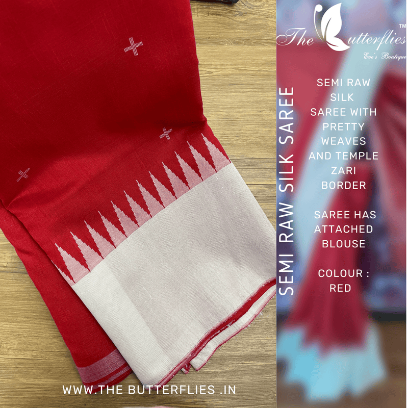 SEMI RAW SILK SAREE MRSSRSS22516 SEMI RAW SILK SAREE MRSSRSS22516