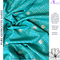 PURE GEORGETTE SAREE  VFLSGRS23927