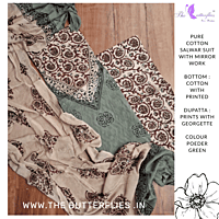 PURE COTTON SALWAR SUIT ORDCCOT24369