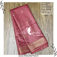 VISCOSE  TUSSER SAREE  YBRSTUS23381