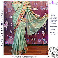 PURE TUSSER SILK SAREE YBRSTSK24416