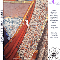 GEORGETTE SILK SAREE ORDSGRS24311 GEORGETTE SILK SAREE ORDSGRS24311