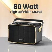 Portronics Harmony 80W Premium Portable HD Sound Speaker, Upto 6 Hours Playtime, 2.1 Channel Portronics Harmony 80W Premium Portable HD Sound Speaker, Upto 6 Hours Playtime, 2.1 Channel