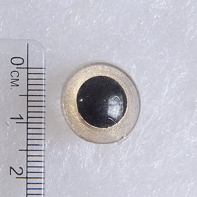 Safety Eyes Transparent With Gold Touch Safety Eyes Transparent With Gold Touch