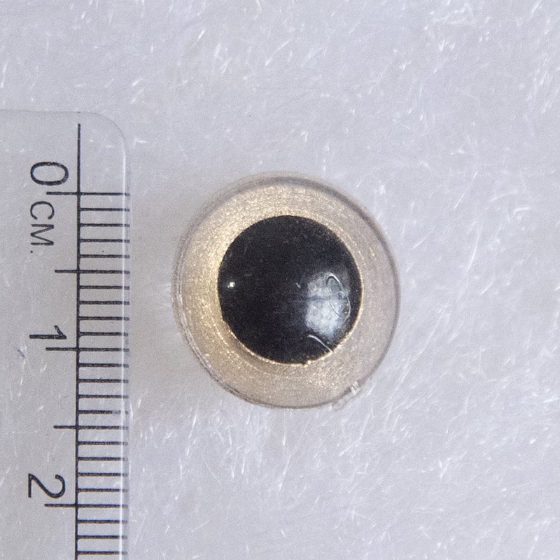 Safety Eyes Transparent With Gold Touch Safety Eyes Transparent With Gold Touch