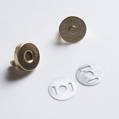 Bag Magnetic Button With Pin Gold-Small