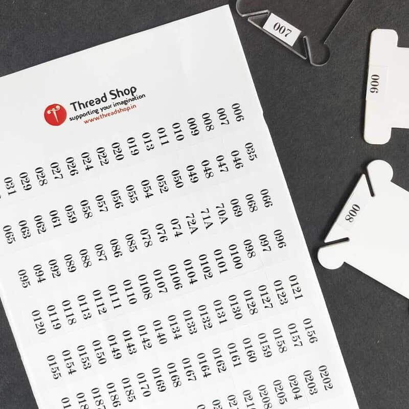 Anchor Floss Number Stickers Anchor Floss Number Stickers