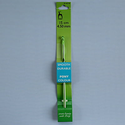 Pony Aluminum Crochet Hook Coloured