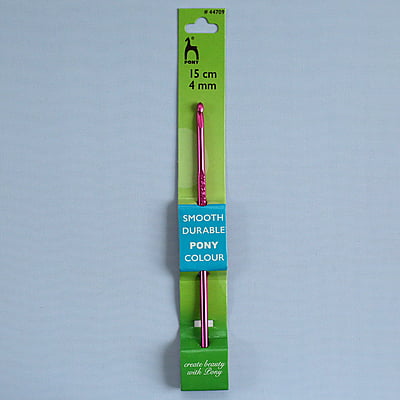 Pony Aluminum Crochet Hook Coloured