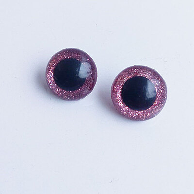 Safety Eyes Glitter- Lite Pink