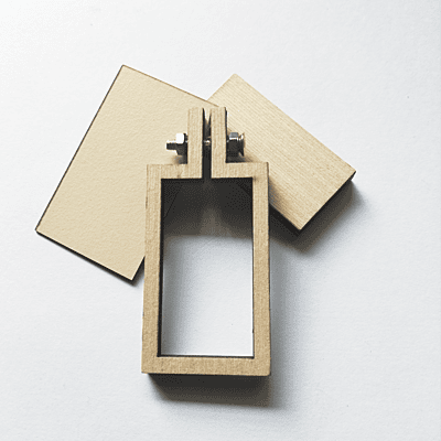 Mini Hoop Rectangle Veneer