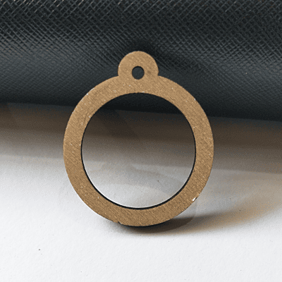 Mini Hoop Circle Veneer Small