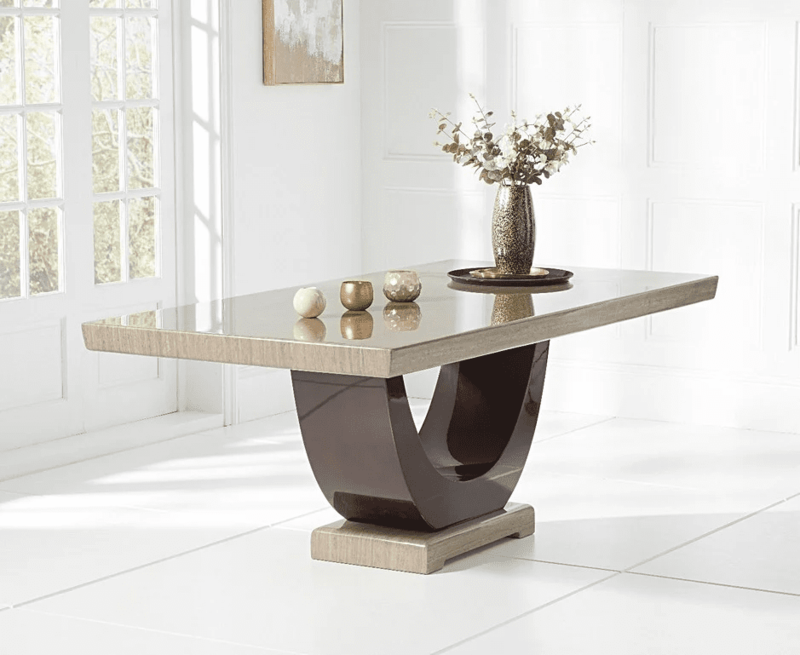 Antalya Six Seater Marble Dining Table Antalya Six Seater Marble Dining Table