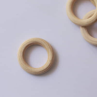 Unpolished Wood Ring Unpolished Wood Ring