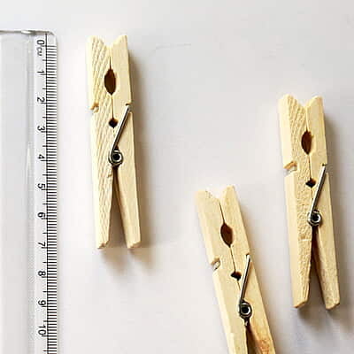 Wooden Clip Natural 7 cm