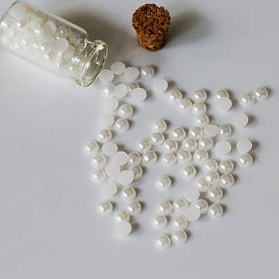 Ceramic Half Cut Beads 6mm Ceramic Half Cut Beads 6mm
