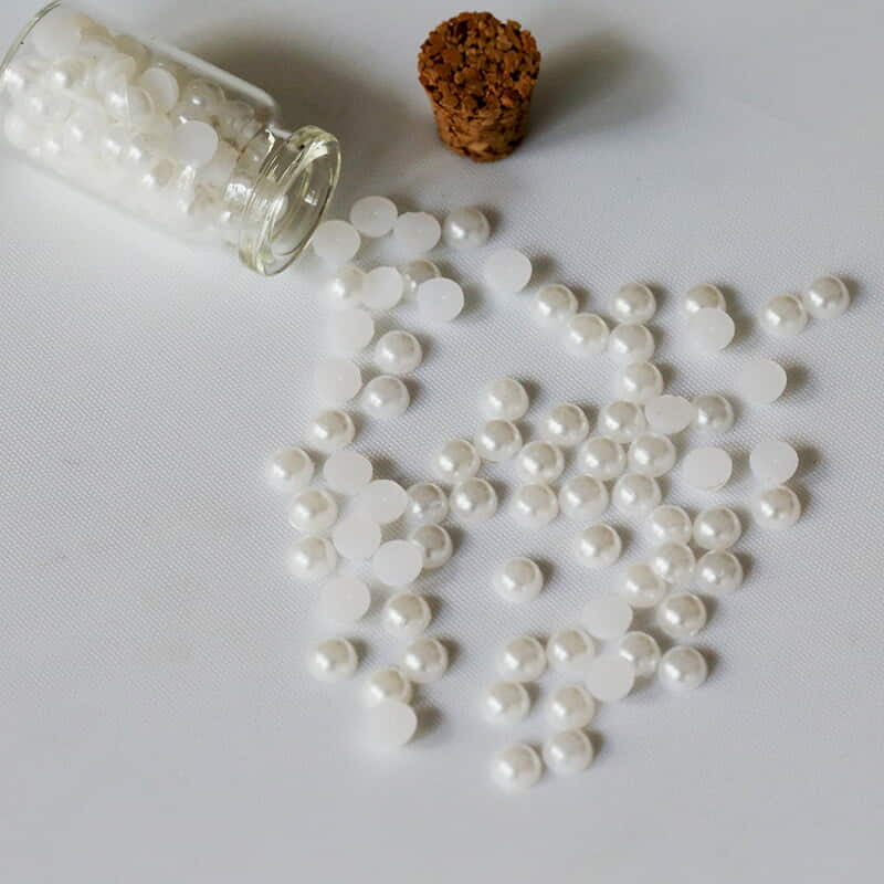 Ceramic Half Cut Beads 6mm Ceramic Half Cut Beads 6mm