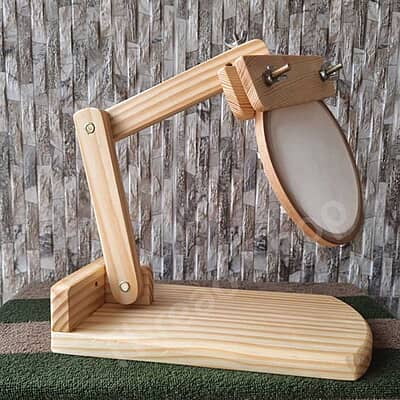 Embroidery stand Table Top Pine Wood Modal 1 Embroidery stand Table Top Pine Wood Modal 1
