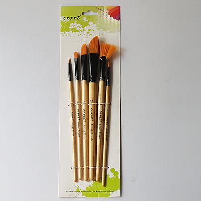 Corot Artist Brush Assorted Set of 6 Corot Artist Brush Assorted Set of 6