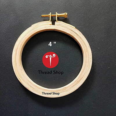 Circle Brass Screw Wooden Hoop