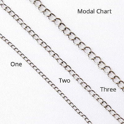 Chain Modal One Chrome Silver