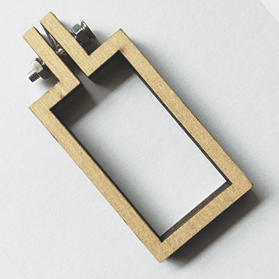 Mini Hoop Rectangle Veneer