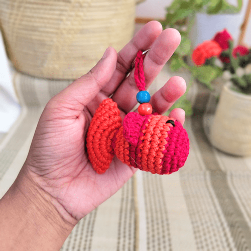 Crochet Fish Key Chain
