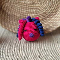 Crochet Unicorn Rattle Ball