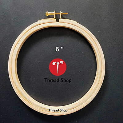 Circle Brass Screw Wooden Hoop