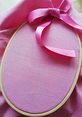 Casement Embroidery Fabric Baby Pink Casement Embroidery Fabric Baby Pink