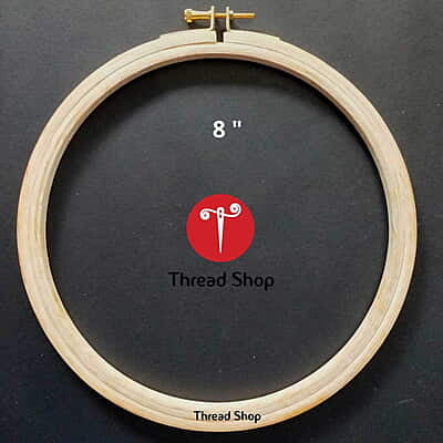 Circle Brass Screw Wooden Hoop