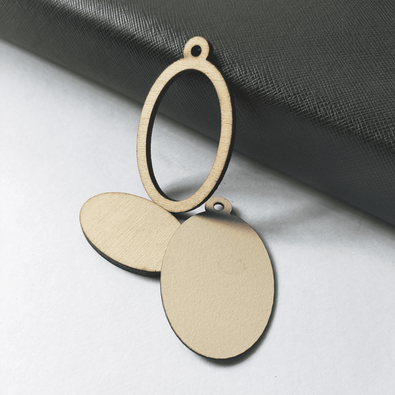 Mini Hoop Ellipse Veneer Cream