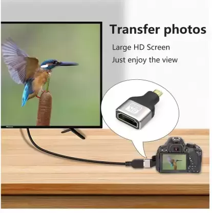 Micro Hdmi (Type D) To Hdmi (Type A) Adapter Straight Connector Micro Hdmi (Type D) To Hdmi (Type A) Adapter Straight Connector