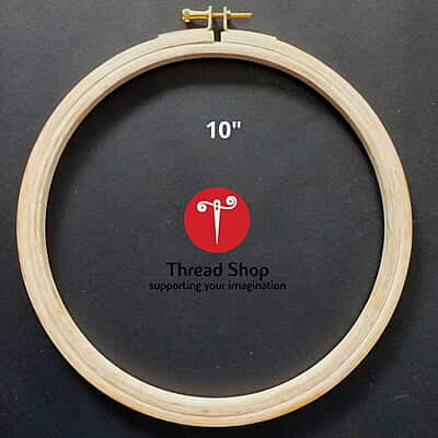 Circle Brass Screw Wooden Hoop