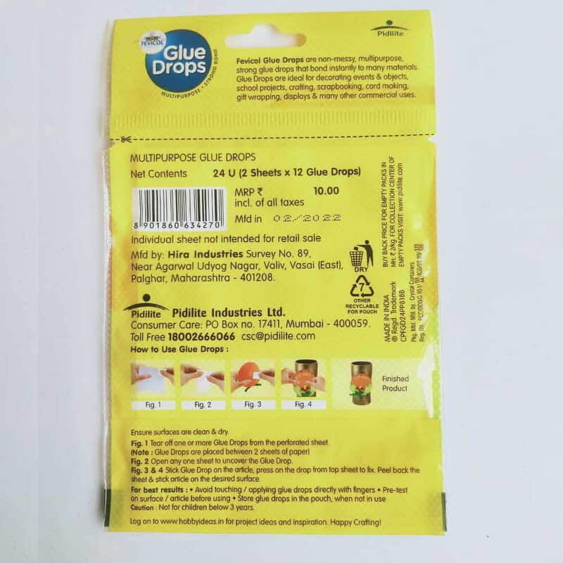 Fevicol Glue Drops |Art and Craft | DIY | Stick faster | Adhesive Glue ...