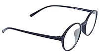 Unisex Round Thin Medium Spectacle Frame. Glossy Black Frame Unisex Round Thin Medium Spectacle Frame. Glossy Black Frame