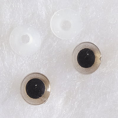 Safety Eyes Transparent With Gold Touch Safety Eyes Transparent With Gold Touch