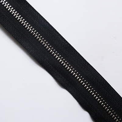 Bag Zip With Silver Teeth