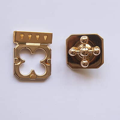 Bag Buckle  Gold Modal Five
