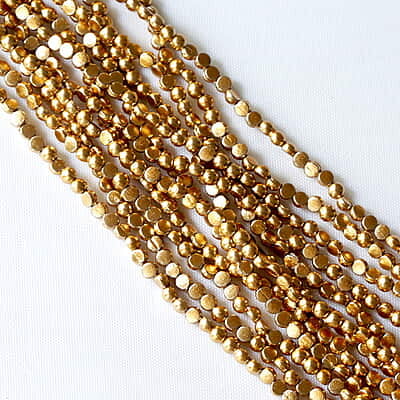 Half Cut Beads 4mm Half Cut Beads 4mm