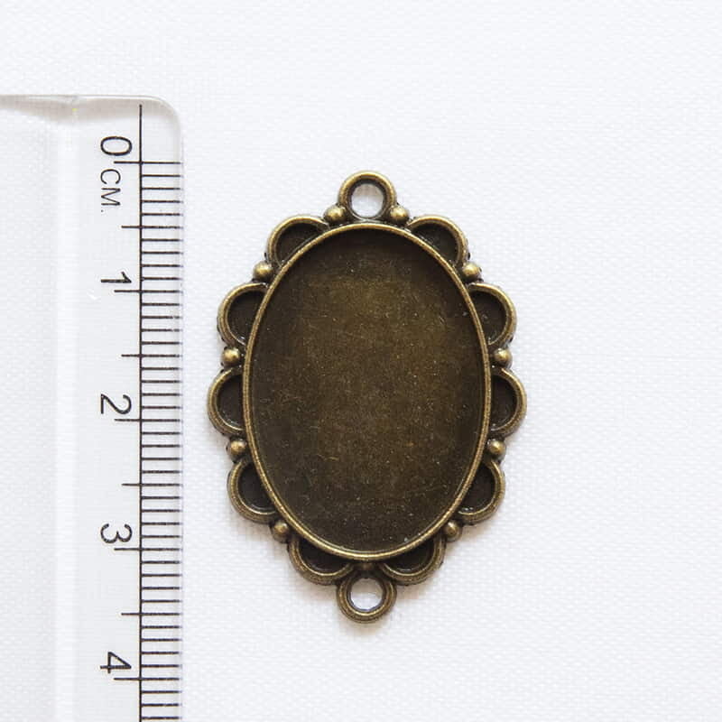 Antique Bronze Bracelet Bezel Modal 109
