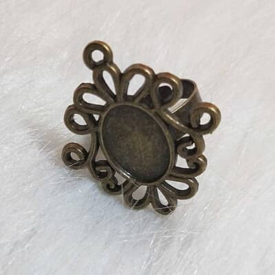 Finger Ring  Antique Bronze Modal 07