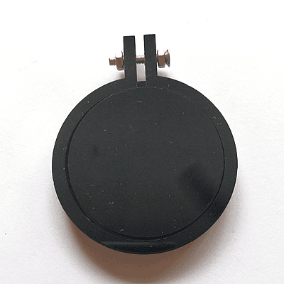 Mini Hoop Circle With Screw Black Big