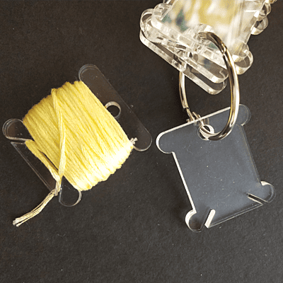 Floss Bobbin  Transparent 5mm