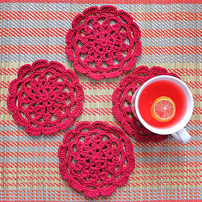 Crochet Mandala Coaster (Set of 4)